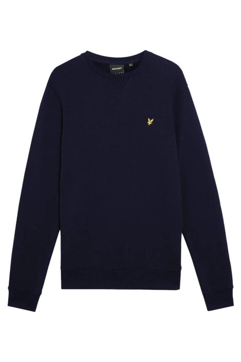 Lyle & Scott blauwe heren sweater | Vooraanzicht