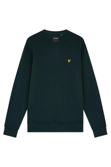 Lyle & Scott groene heren sweater | Vooraanzicht