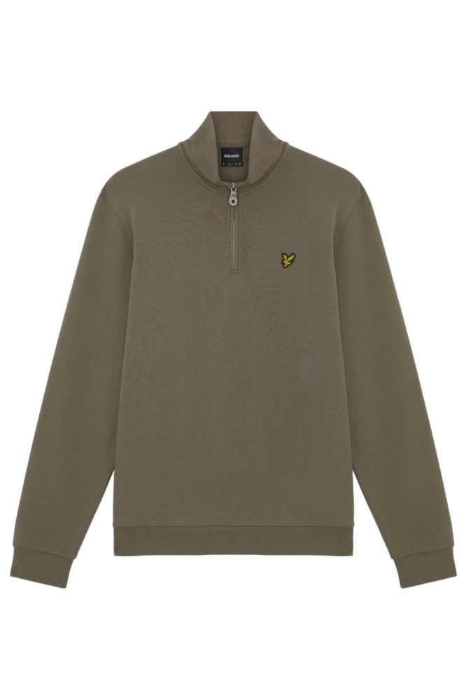 Lyle & Scott groene heren sweater | Vooraanzicht