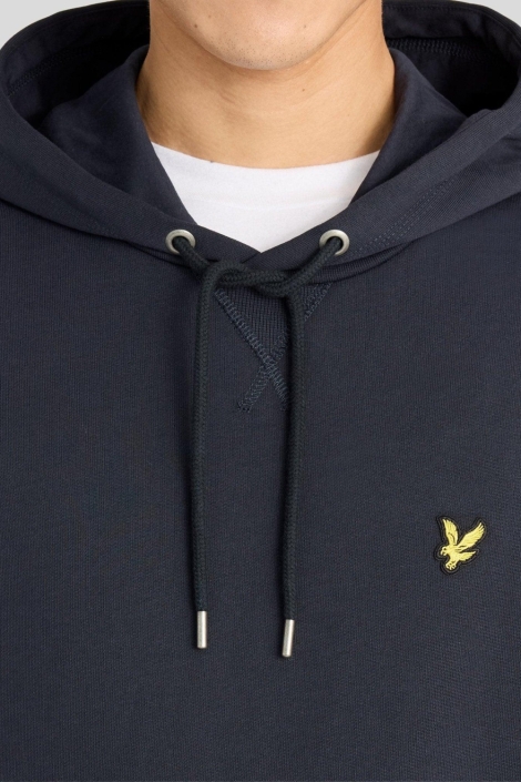Lyle & Scott blauwe heren trui | Close up
