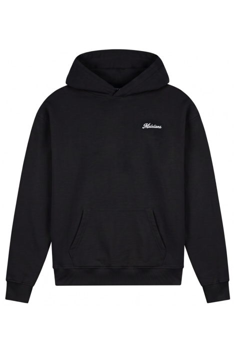 Malelions zwarte heren sweater | Vooraanzicht