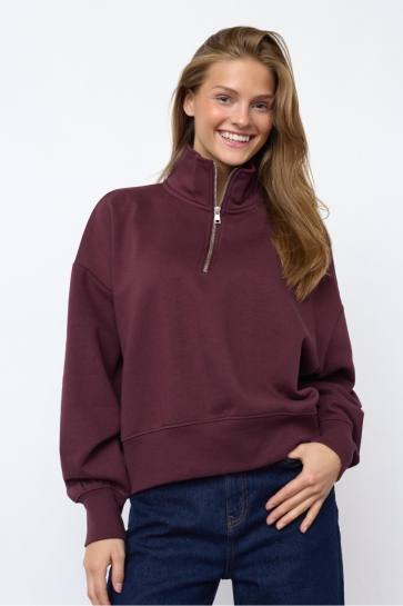 SisterS point Trui HIKE HALF ZIP 19424 Berry