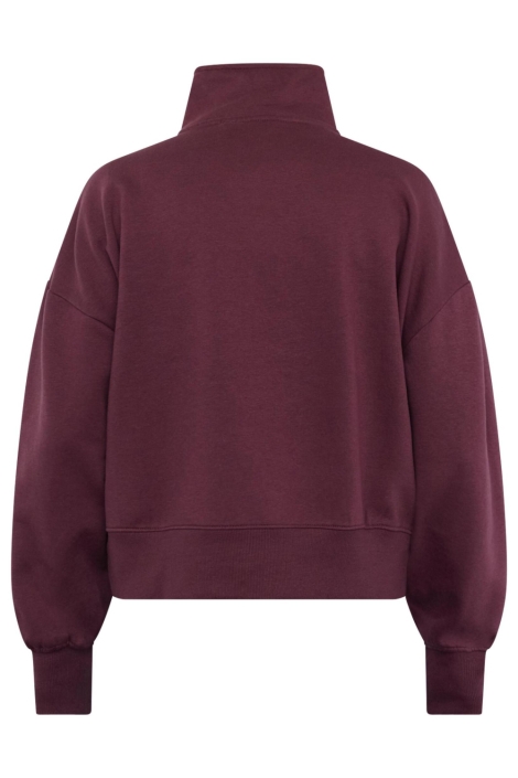 SisterS point bordeaux dames sweater | Achteraanzicht