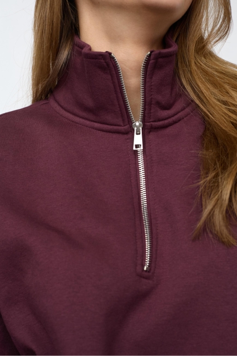 SisterS point bordeaux dames sweater | Close up