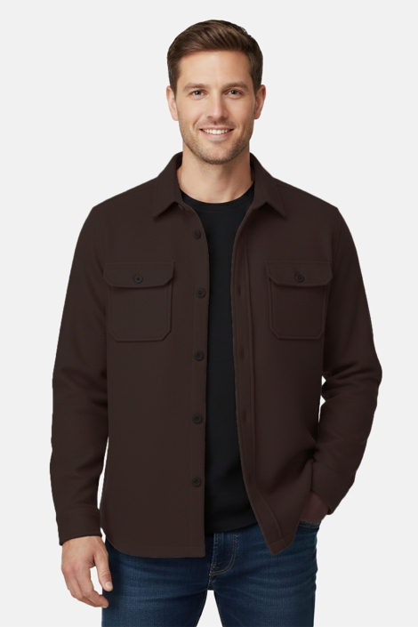 Cars bruine heren vest | Model vooraanzicht