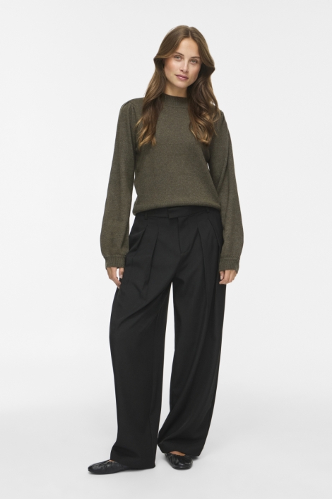 Vila groene dames trui | Model