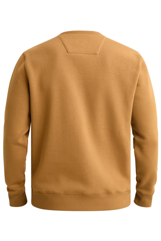 PME legend gele heren sweater | Achteraanzicht