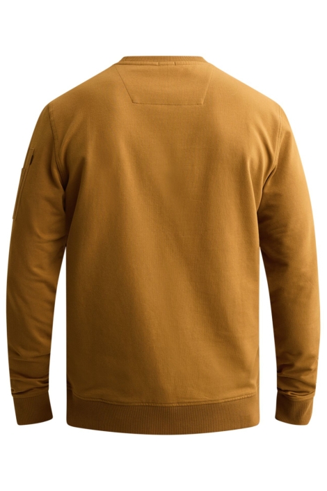 PME legend gele heren sweater | Achteraanzicht
