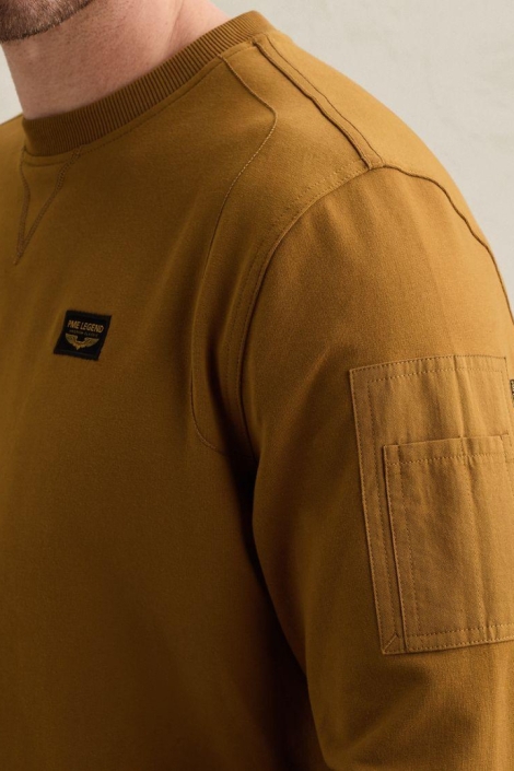 PME legend gele heren sweater | Close up