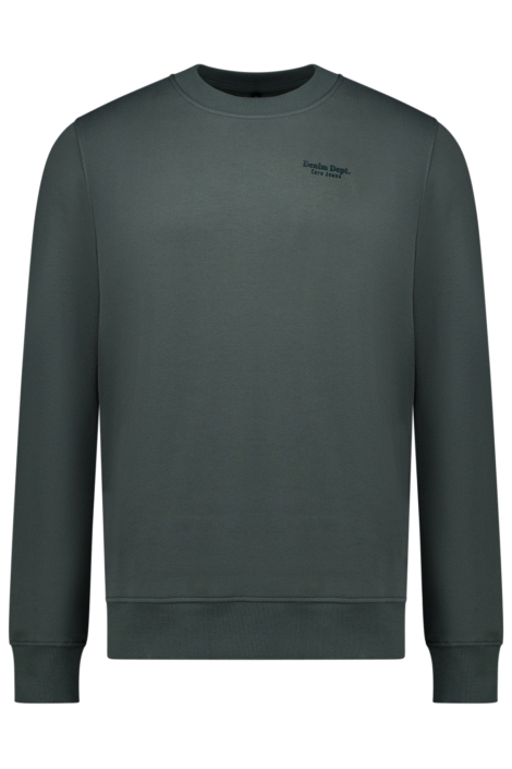 Cars groene heren sweater | Vooraanzicht