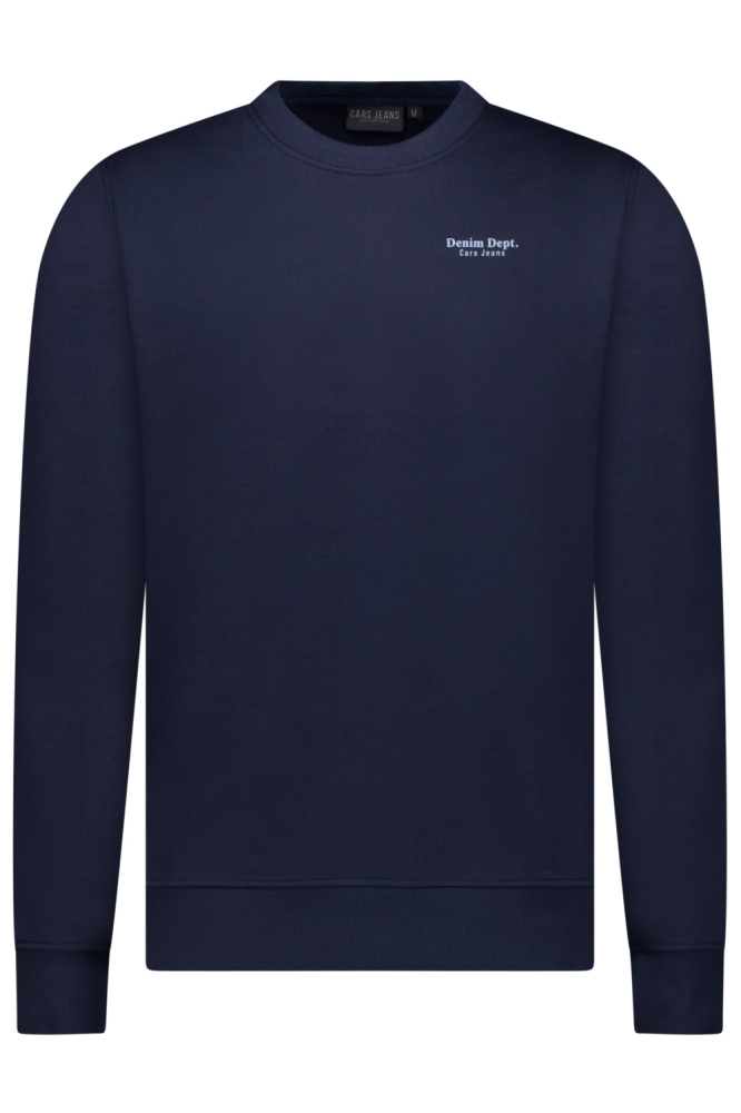 Cars blauwe heren sweater | Vooraanzicht