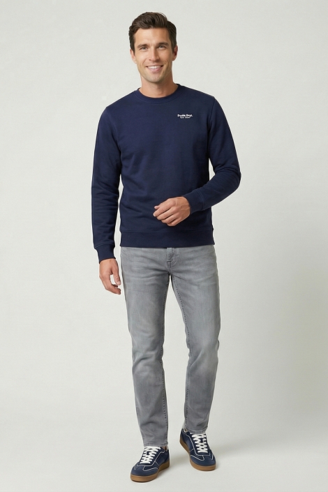 Cars blauwe heren sweater | Model