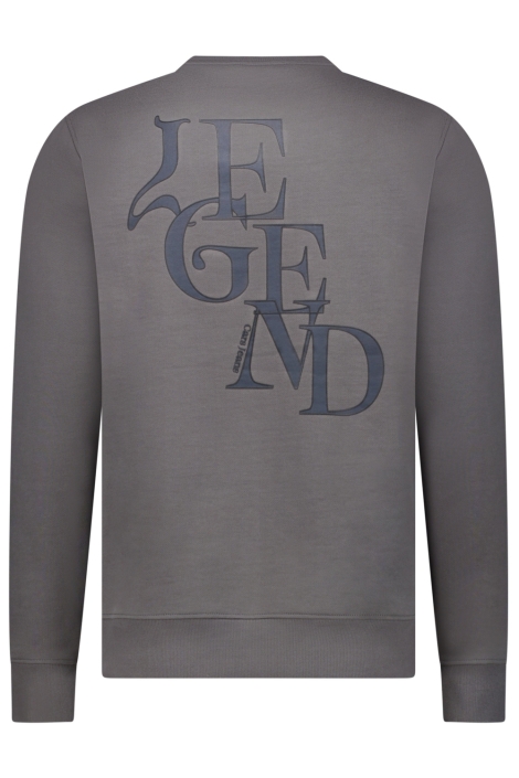 Cars grijze heren sweater | Achteraanzicht