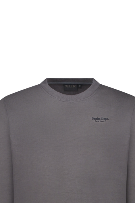 Cars grijze heren sweater | Close up