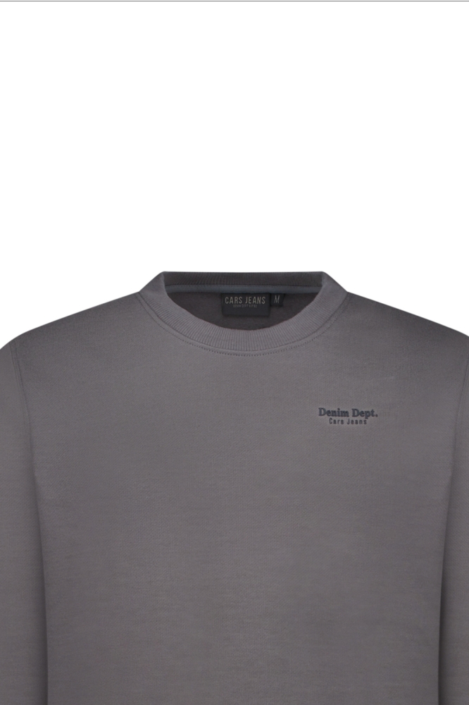 Cars grijze heren sweater | Close up
