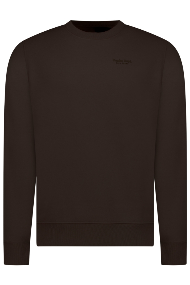 Cars bruine heren sweater | Vooraanzicht