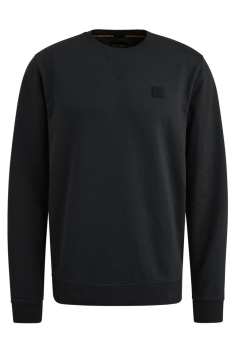 PME legend zwarte heren sweater | Vooraanzicht