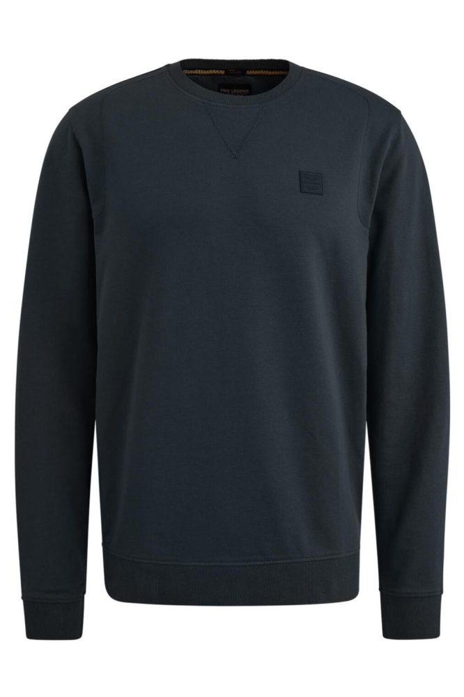 PME legend blauwe heren sweater | Vooraanzicht
