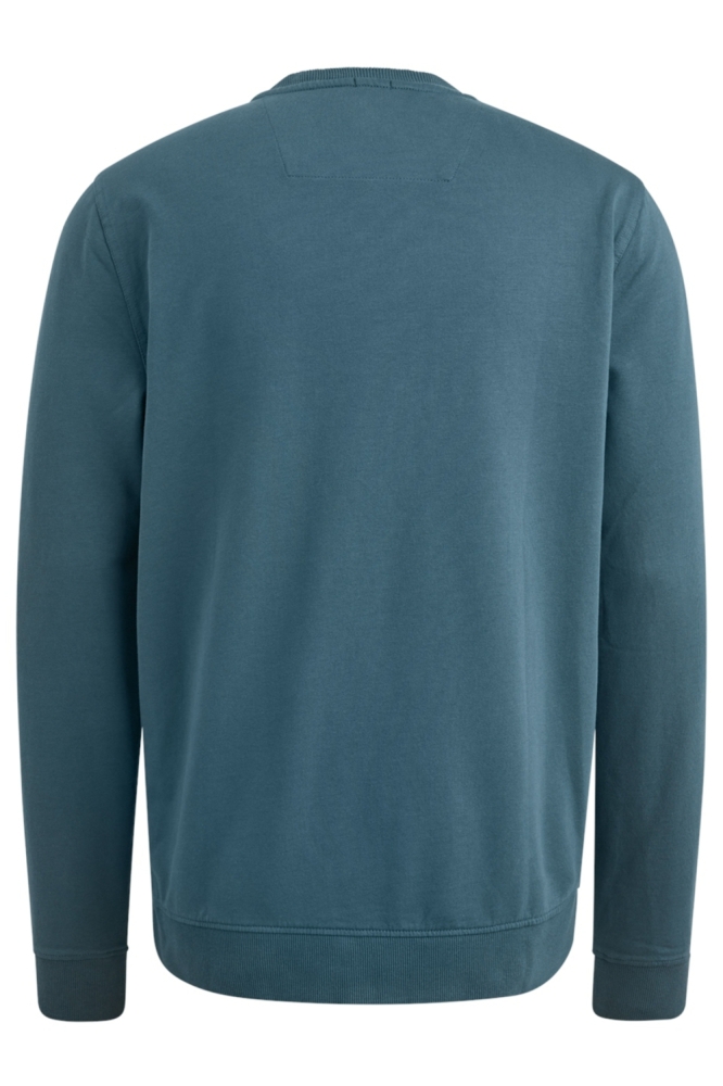 PME legend blauwe heren sweater | Achteraanzicht