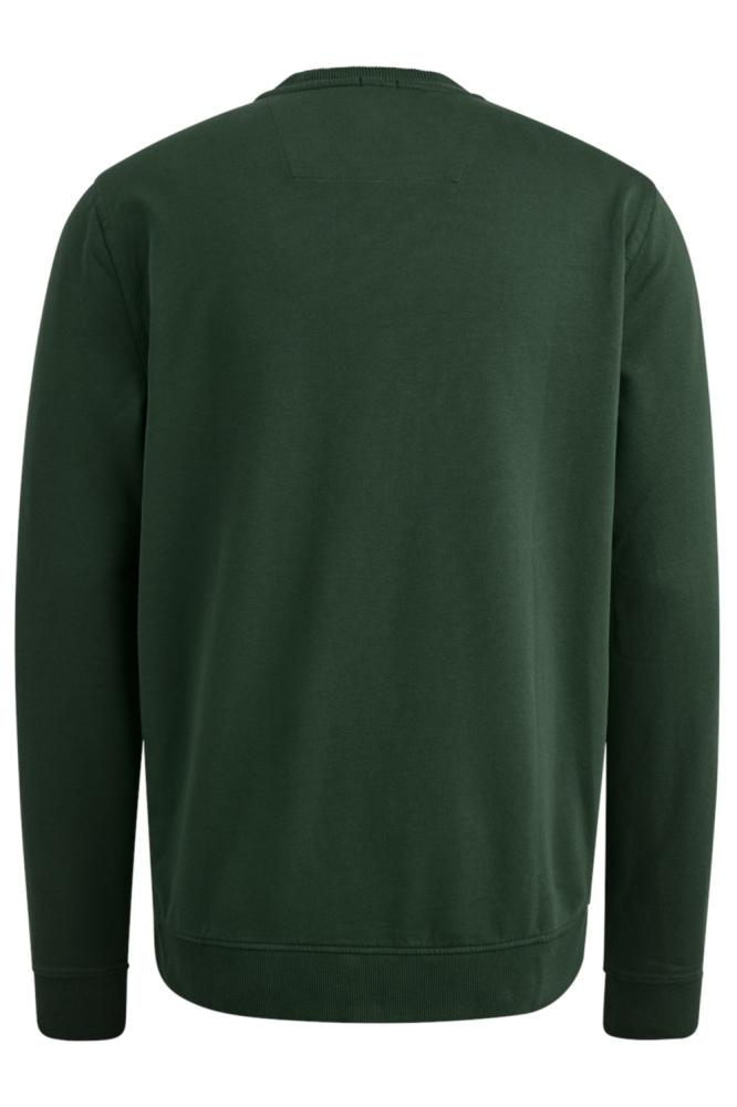PME legend groene heren sweater | Achteraanzicht