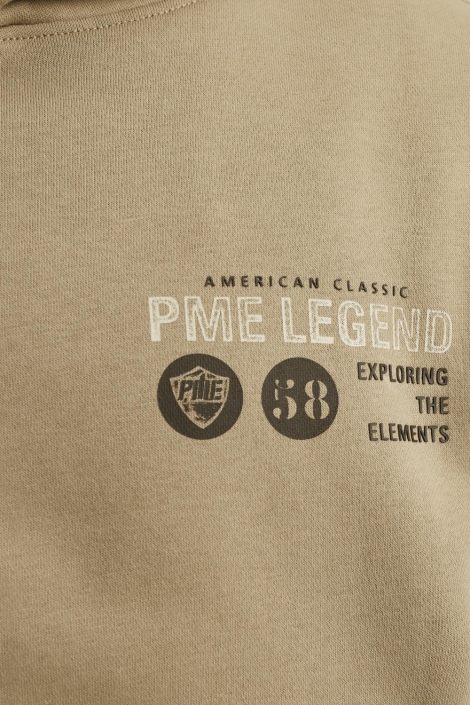 PME legend groene heren sweater | Close up