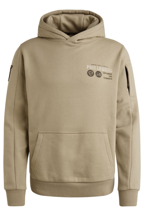 PME legend groene heren sweater | Vooraanzicht