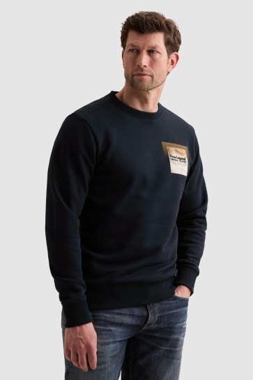 PME legend Trui SWEATSHIRT VAN KATOEN MET RONDE HALS PSW2608443 5281