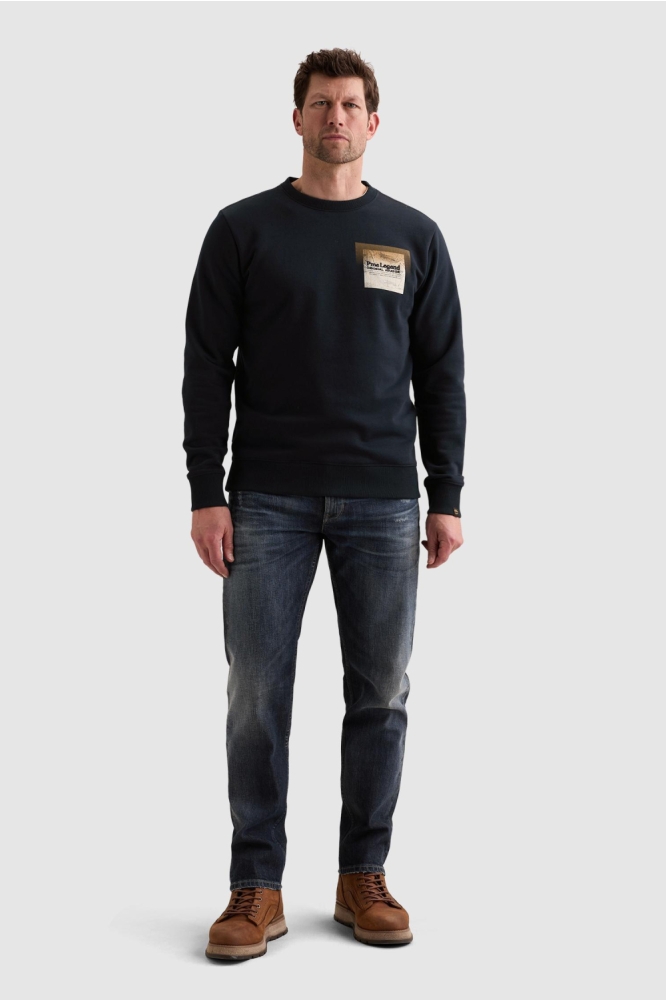 PME legend blauwe heren sweater | Model