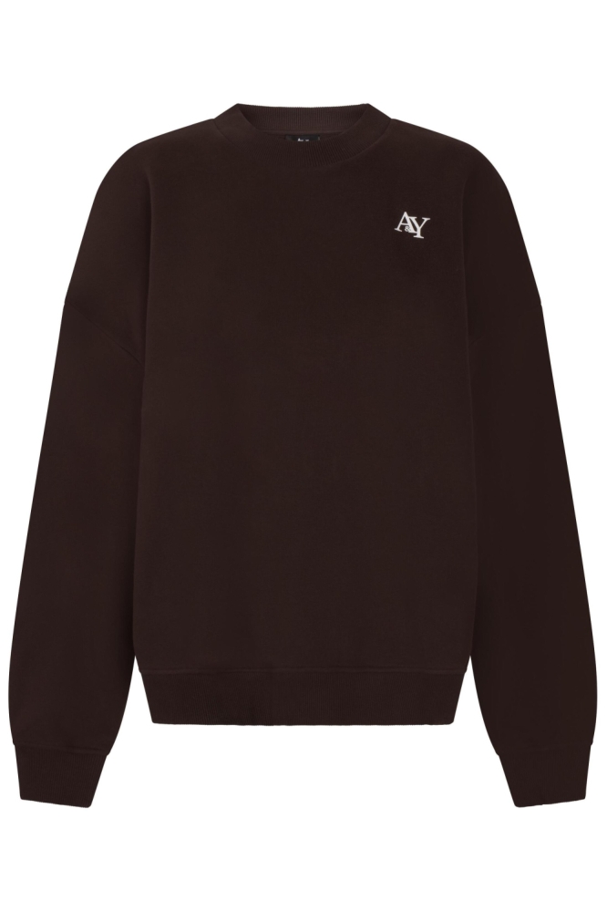 Ann&You bruine dames sweater | Vooraanzicht