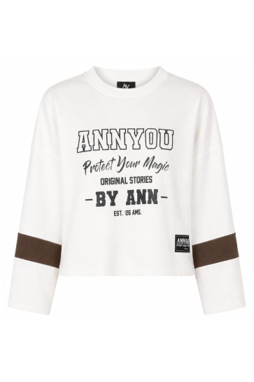 Ann&You Trui LUX A26 OFF WHITE/ESPRESSO