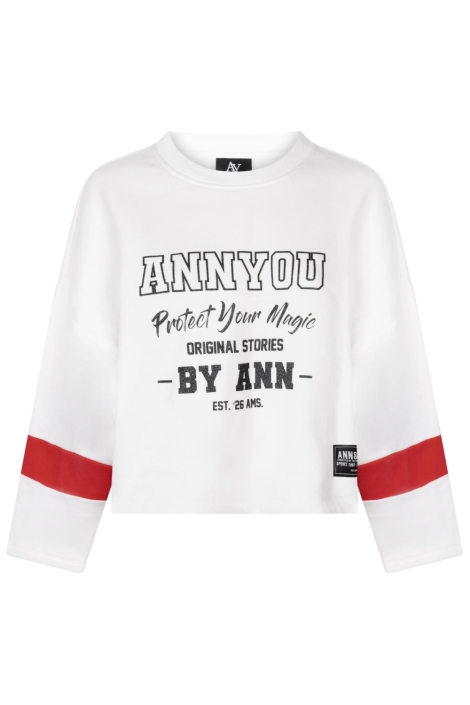 Ann&You witte dames sweater | Vooraanzicht