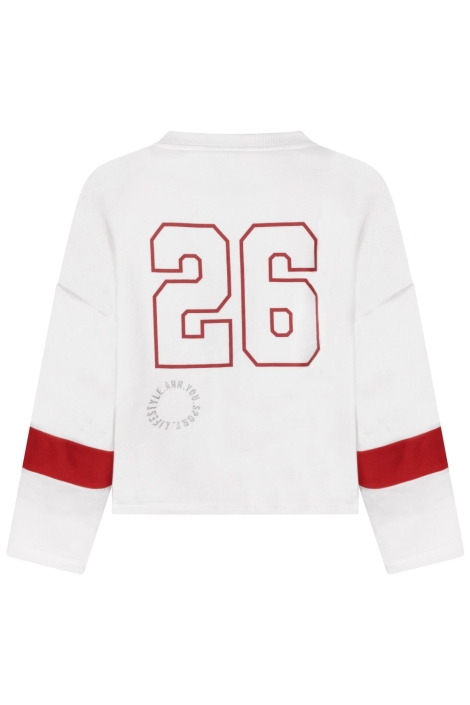 Ann&You witte dames sweater | Achteraanzicht