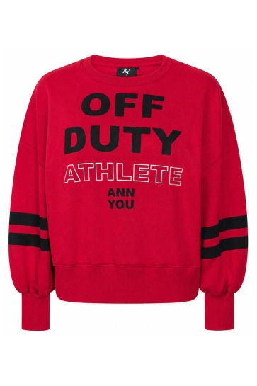 Ann&You sweater ANNELOE A26 RED/BLACK