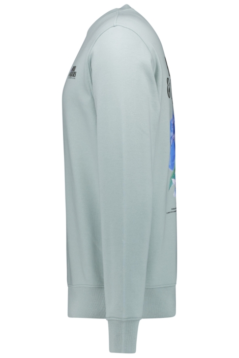 Cars groene heren sweater | Zijaanzicht