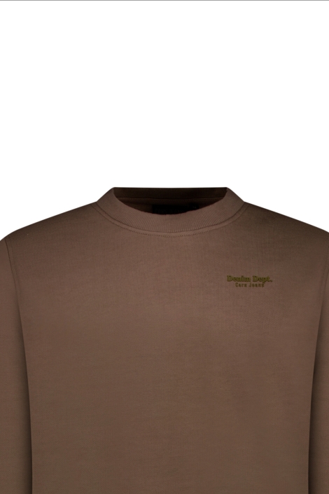 Cars taupe heren sweater | Close up