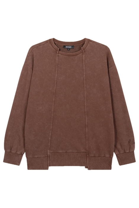 Refined Department bruine dames sweater | Vooraanzicht