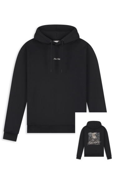 Pure Path sweater FOREST ROOTED HOODIE 26030307 02 BLACK