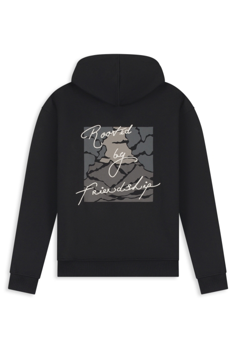 Pure Path zwarte heren sweater | Achteraanzicht