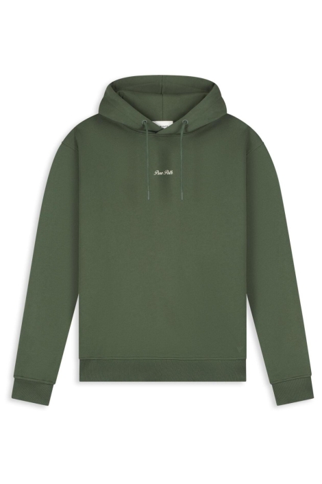 Pure Path groene heren sweater | Vooraanzicht