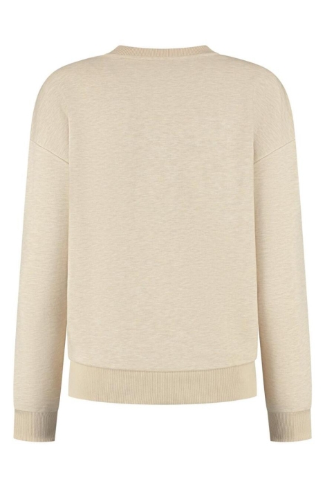 Lady Day beige dames sweater | Achteraanzicht