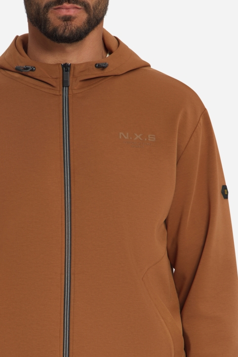 NO-EXCESS camel heren vest | Close up
