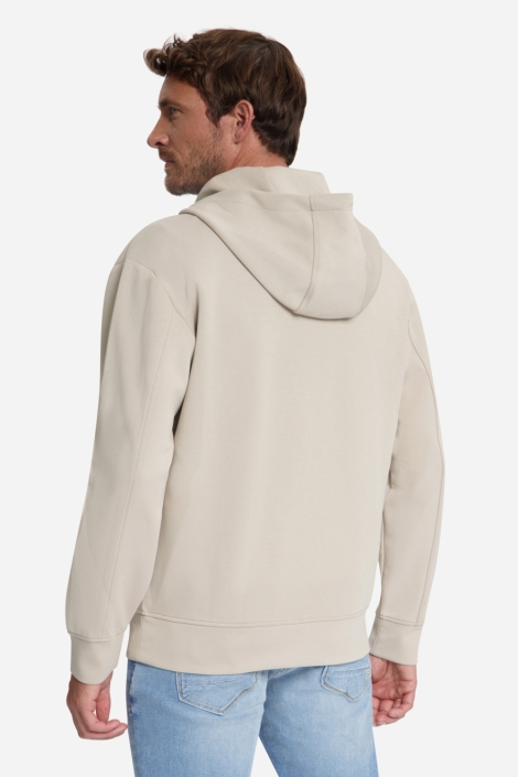 NO-EXCESS beige heren vest | Model achteraanzicht