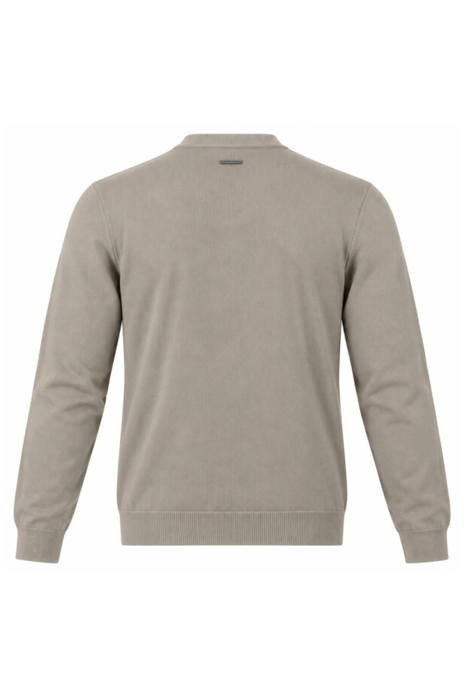 Antony Morato beige heren trui | Achteraanzicht