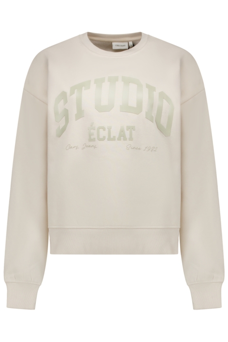 Cars beige dames sweater | Vooraanzicht