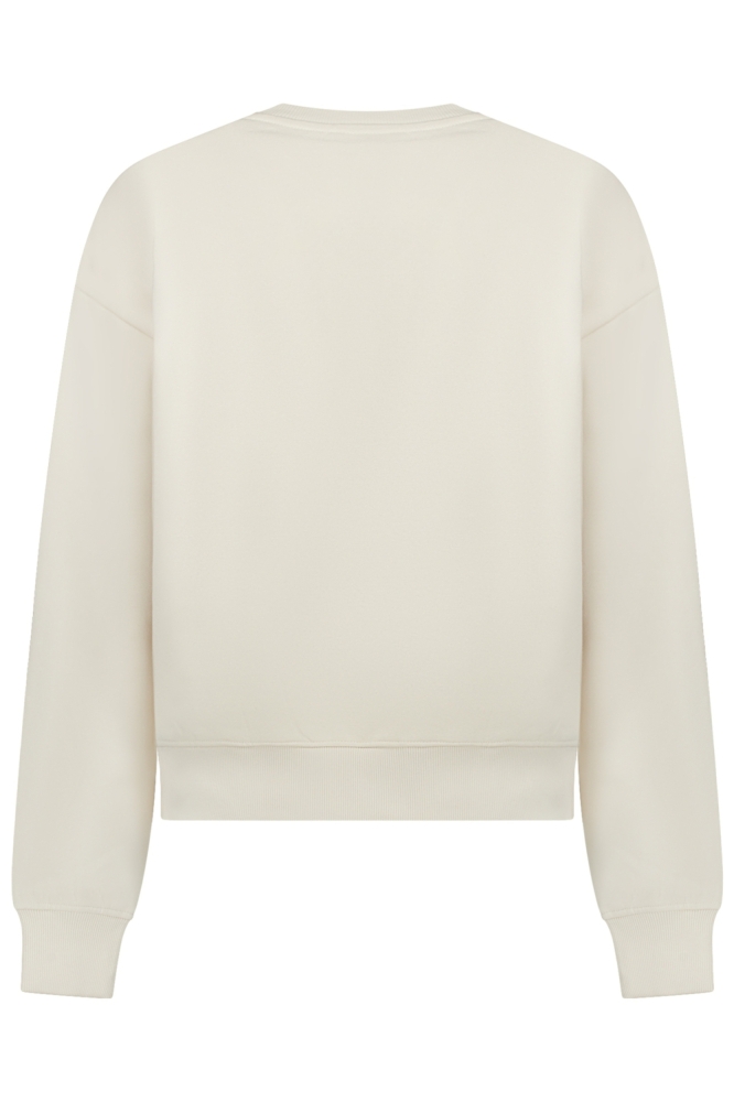 Cars beige dames sweater | Achteraanzicht