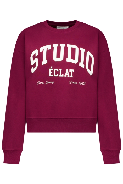 Cars bordeaux dames sweater | Vooraanzicht