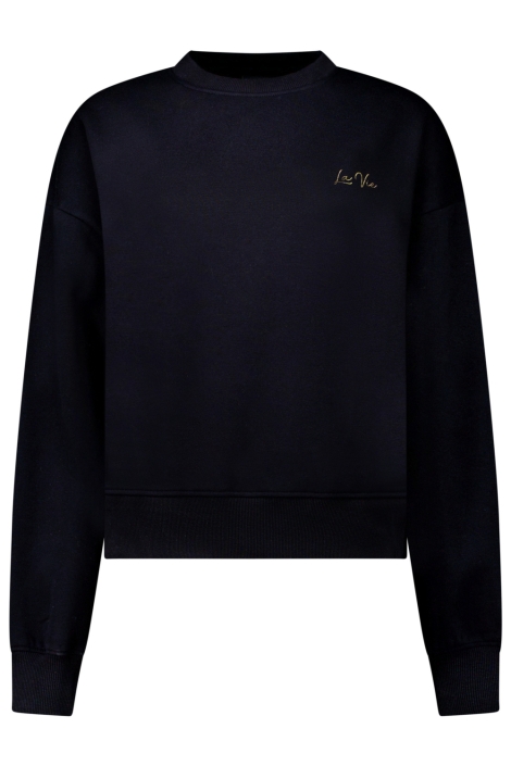Cars zwarte dames sweater | Vooraanzicht