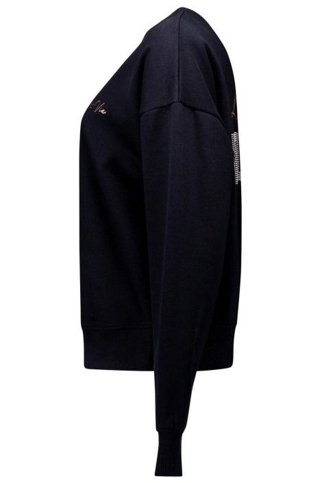 Cars zwarte dames sweater | Zijaanzicht