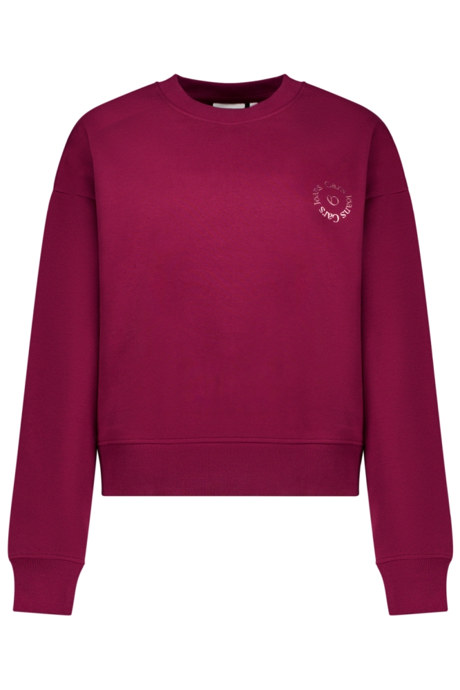 Cars bordeaux dames sweater | Vooraanzicht
