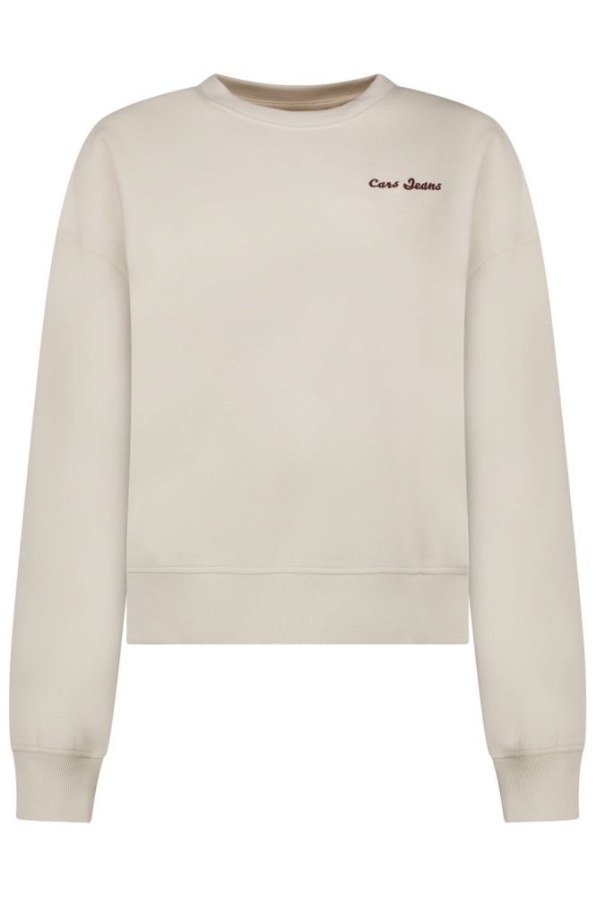 Cars beige dames sweater | Vooraanzicht